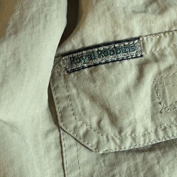 Royal Robbins Pants Womens Size 8 Khaki Nylon Cargo Convertible Hiking Outdoors - Picture 7 of 13